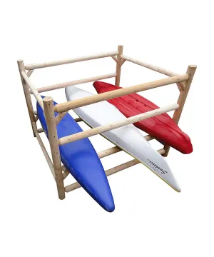 12 Kayak, Canoe, and SUP | Freestanding Log Rack