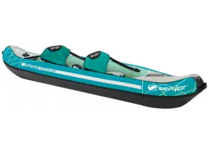 Sevylor Madison Inflatable Kayak with 2 x Bravo KC Paddles, Bravo 4 Pump & 2 x Baltic Canoe Buoyancy Aids - 2024 Model - In Stock - SPECIAL OFFER WHILST STOCKS LAST